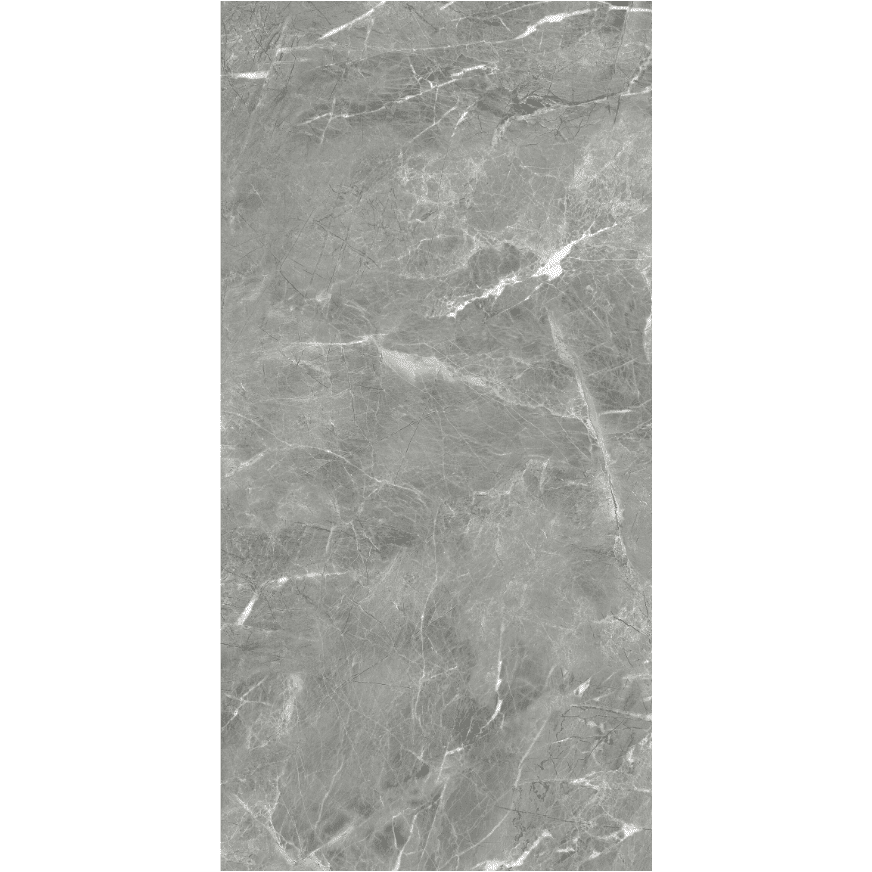 Makrana Breccia Grey Polished Marble Effect Tile 1200x600x9.5mm