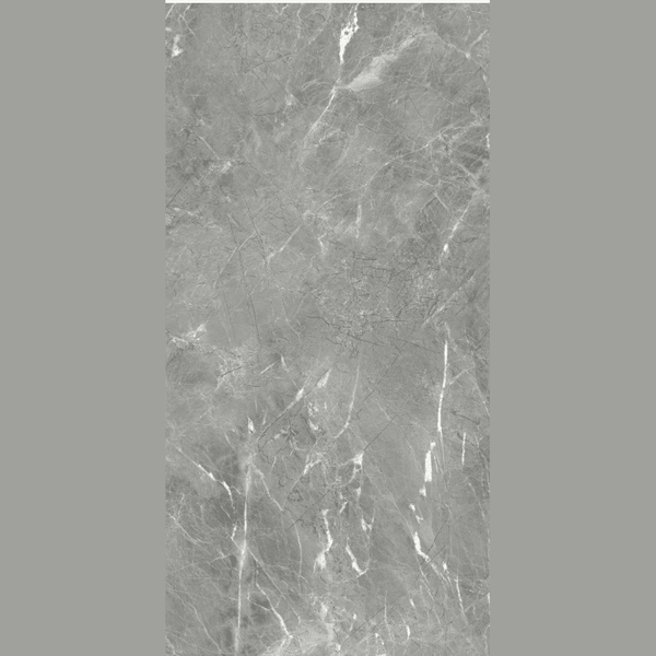 Makrana Breccia Grey Polished Marble Effect Tile 600x300x9.5mm
