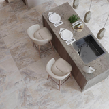 Keystone Cream Stone Effect Tiles 600x400x8.5mm