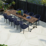 Calcatta Gold Matt Marble Effect Outdoor Tiles 610x610x20mm