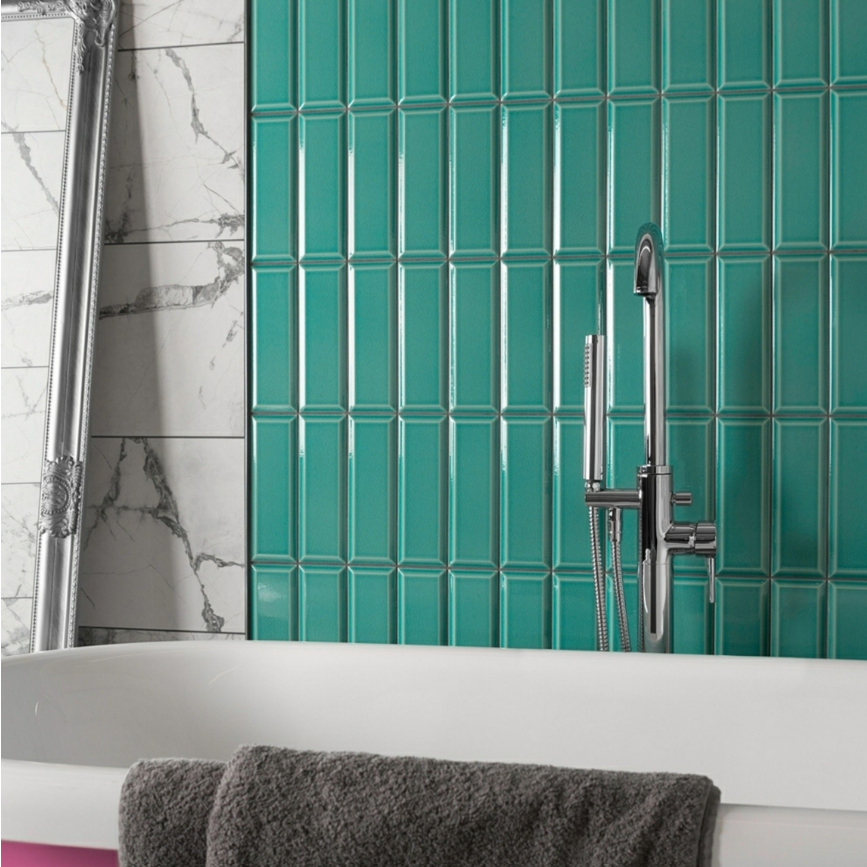 Ingot Verde Azulado 225x75x6mm – TF TILES