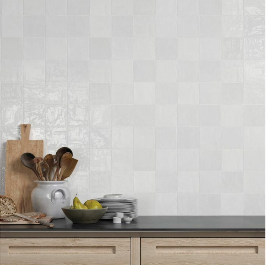 Riad White Tiles 100x100x9mm – TF TILES