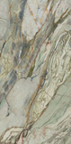 Abstract Rectified Polished Porcelain Green Tiles 1200x600x8mm