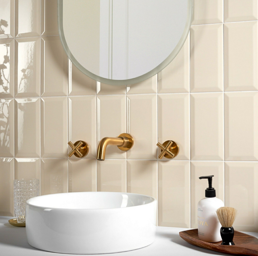 Metro Cream Tile 200x100x7mm – TF TILES