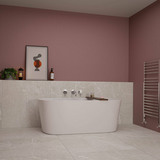 Toulouse White Stone Effect Tiles 900x900x10.5mm