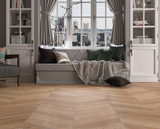 Ancona Chevron Nature Wood Effect Tile 400x80x8.5mm