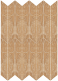 Ancona Chevron Nature Wood Effect Tile 400x80x8.5mm