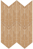 Ancona Chevron Nature Wood Effect Tile 400x80x8.5mm