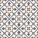 Bello Brighton Matt Blue Patterned Floor Tiles 450x450x9.5mm