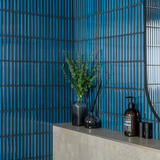KitKat Blue Mosaic Tiles 299x296x8mm