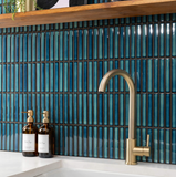 KitKat Blue Two-Tone Mosaic Tile 299x296x8mm