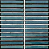 KitKat Blue Two-Tone Mosaic Tile 299x296x8mm
