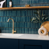 KitKat Blue Two-Tone Mosaic Tile 299x296x8mm