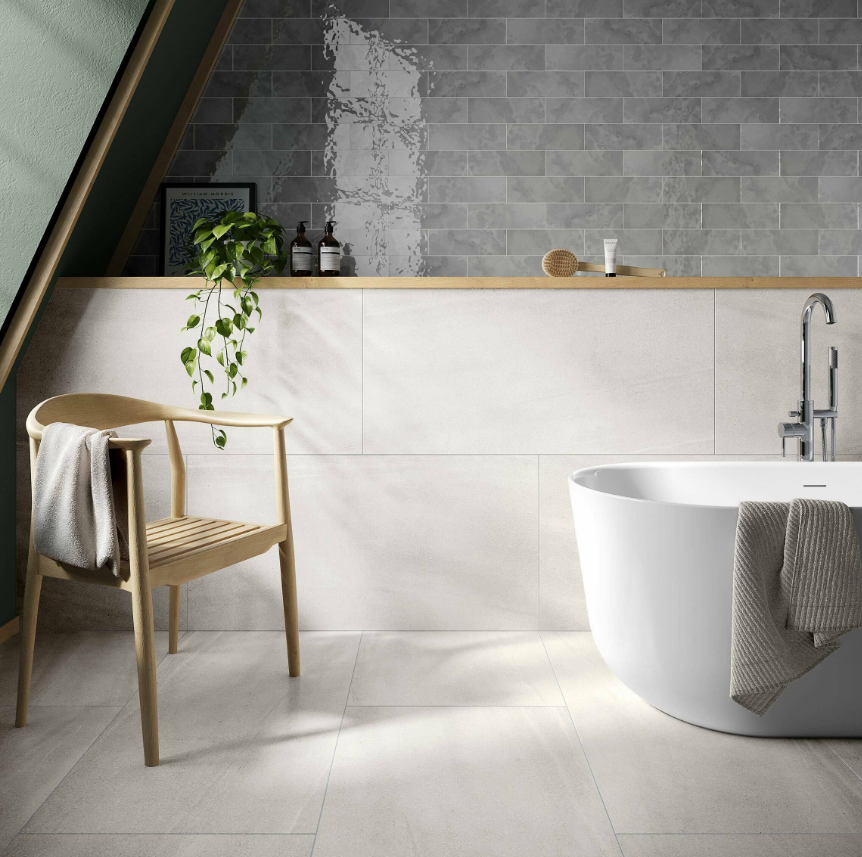 New Pietra Moda White Tiles 1200x600x8mm – TF TILES