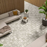 Plaster Square Patterned Decor Outdoor Tiles 595x595x20mm