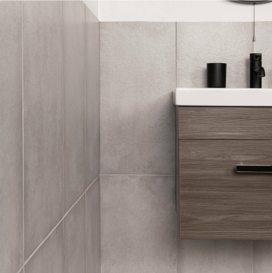 Shadow Dance Stone Effect White Matt 300x600x8mm – TF TILES