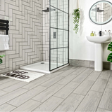Star Wood Grey Wood Effect Tile 598x185x8mm