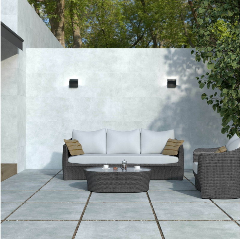 Vita Gris Stone Effect Outdoor Tiles 900x900x20mm